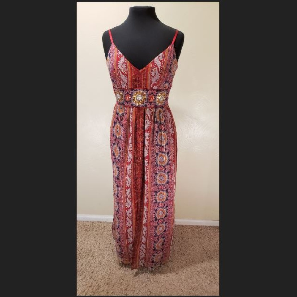 Michelle Antonelli Red Strap Dress